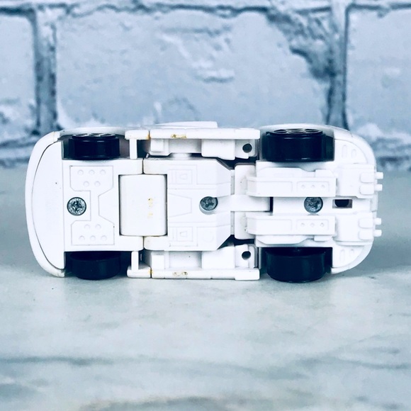 Hasbro Transformers Mini Con White Dodge Viper Car Rare Vintage 2001 Takara Toy - Picture 5 of 8